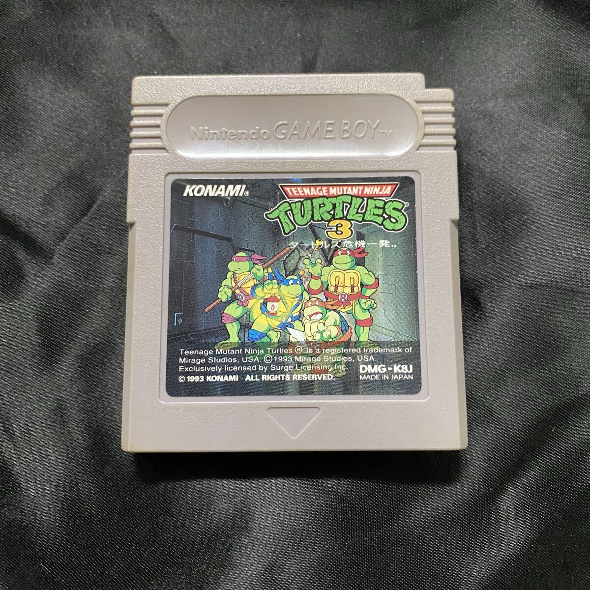 GBソフト ティーンエージ ミュータント ニンジャ タートルズ3 タートルズ危機一発 ソフトのみ ゲームボーイ T.M.N.T3拍卖