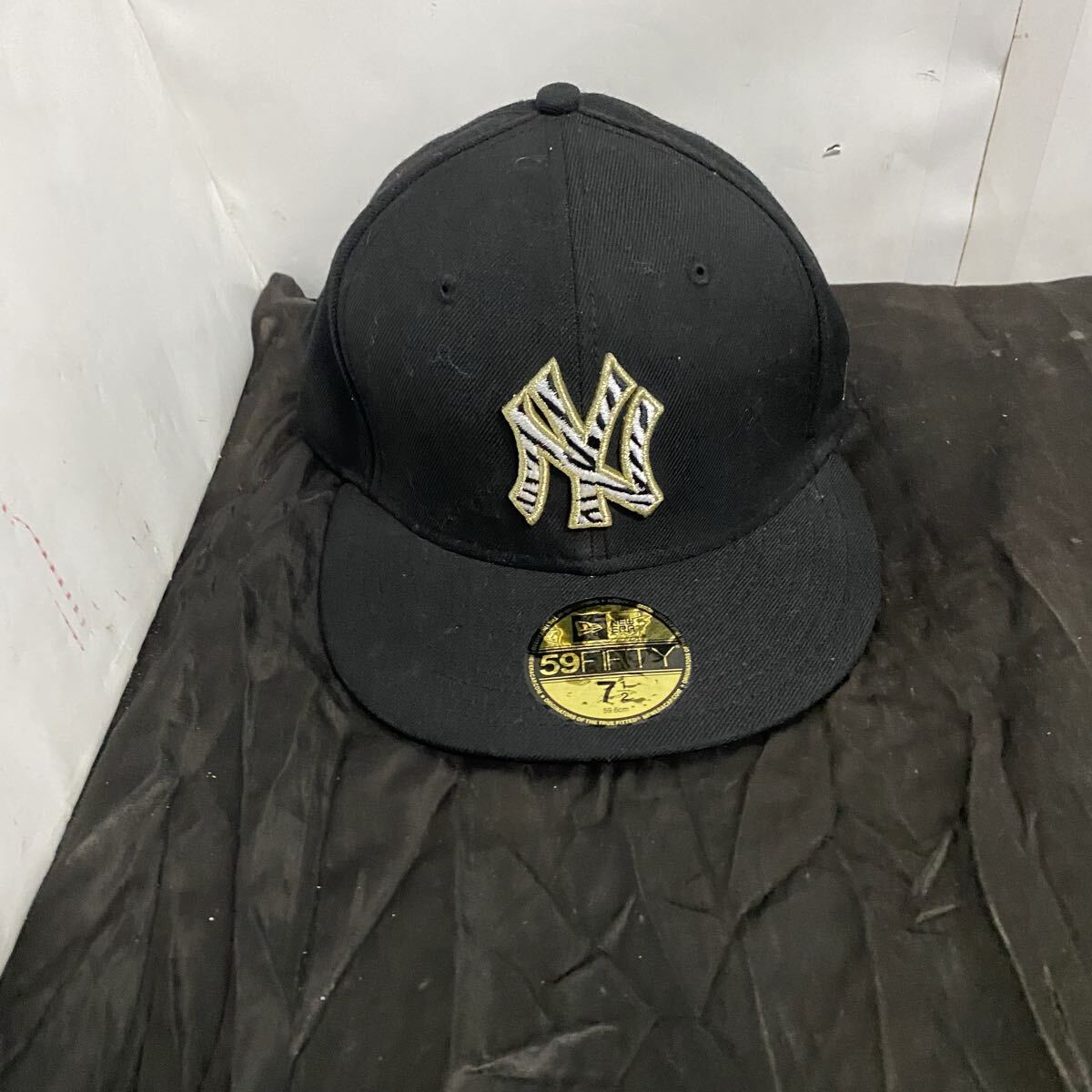 NEW ERA キャップ 7 1/2 NY シール付き ニューエラ 帽子拍卖