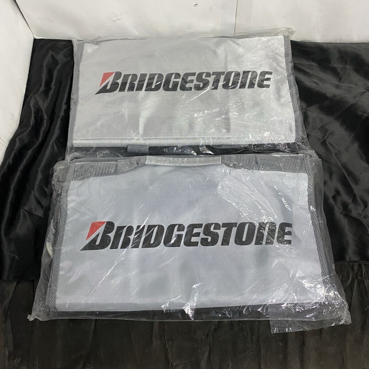 未使用 37th 東京モーターショー 折りたたみ ショッピングキャリーバッグ 2個セット 2輪キャスター付き拍卖