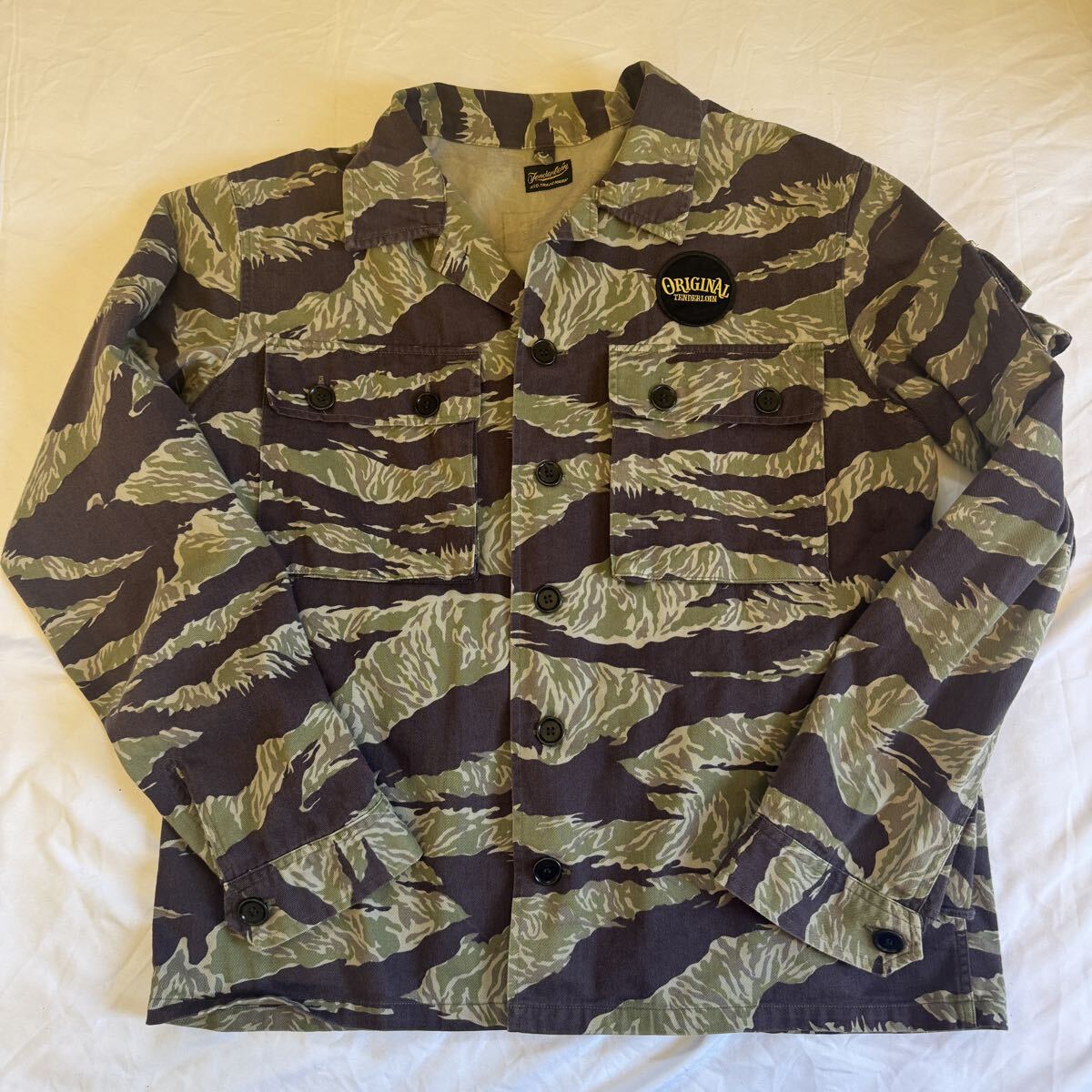テンダーロイン T-BAMBOO SHT バンブーシャツ M タイガーカモ拍卖
