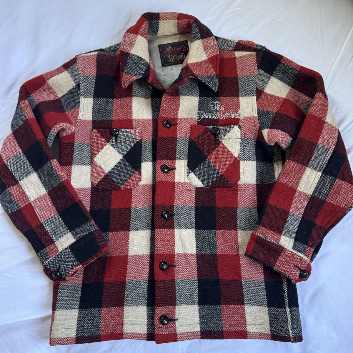 テンダーロイン バッファロー ブロックチェック ジャケット M ウール拍卖