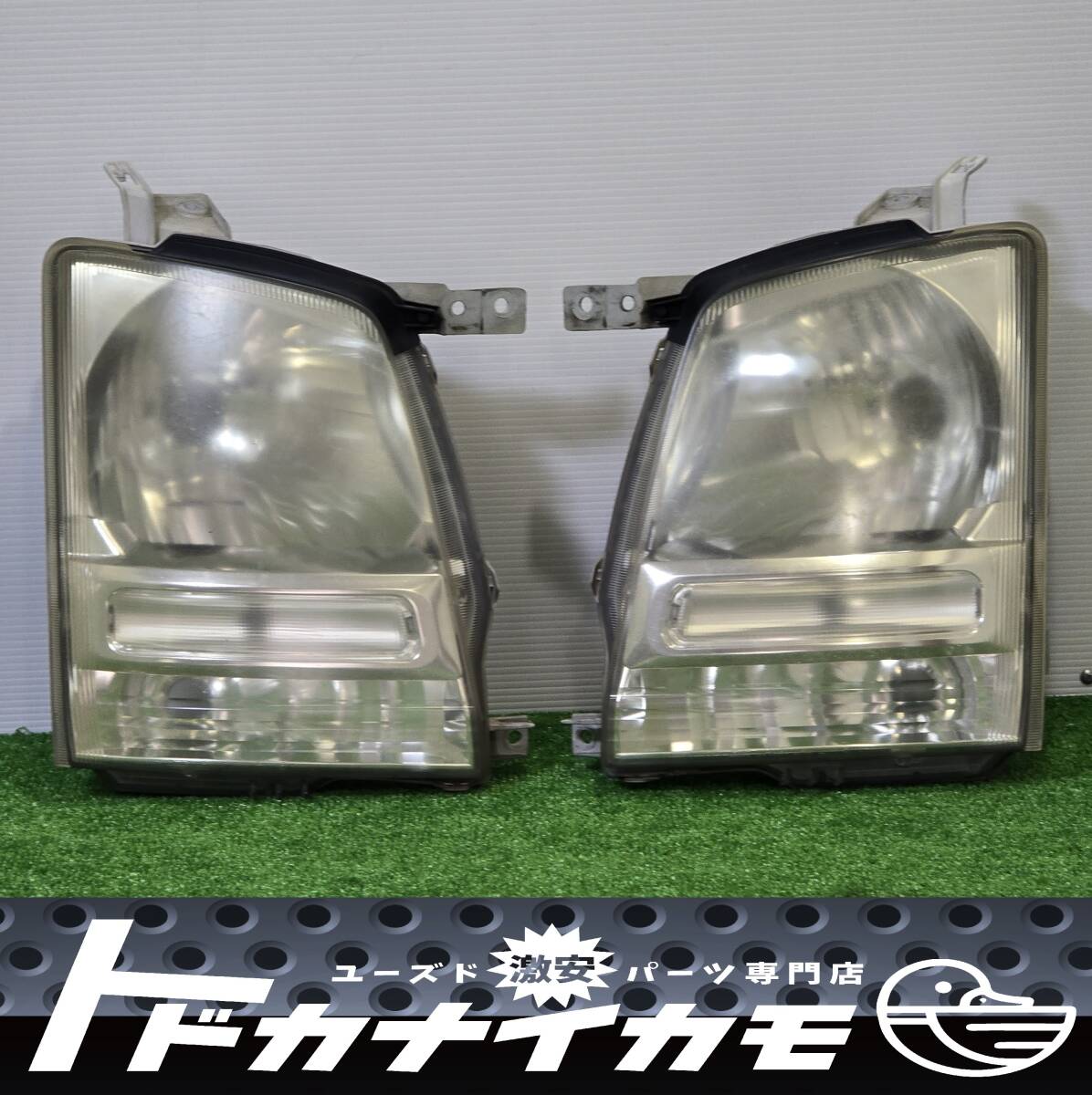 ★取り付け部分破損なし!★スズキ純正 MH21S/MJ21S/MH22S ワゴンR ハロゲン ヘッドライト ヘッドランプ 左右セット KOITO 100-59054 e-5拍卖