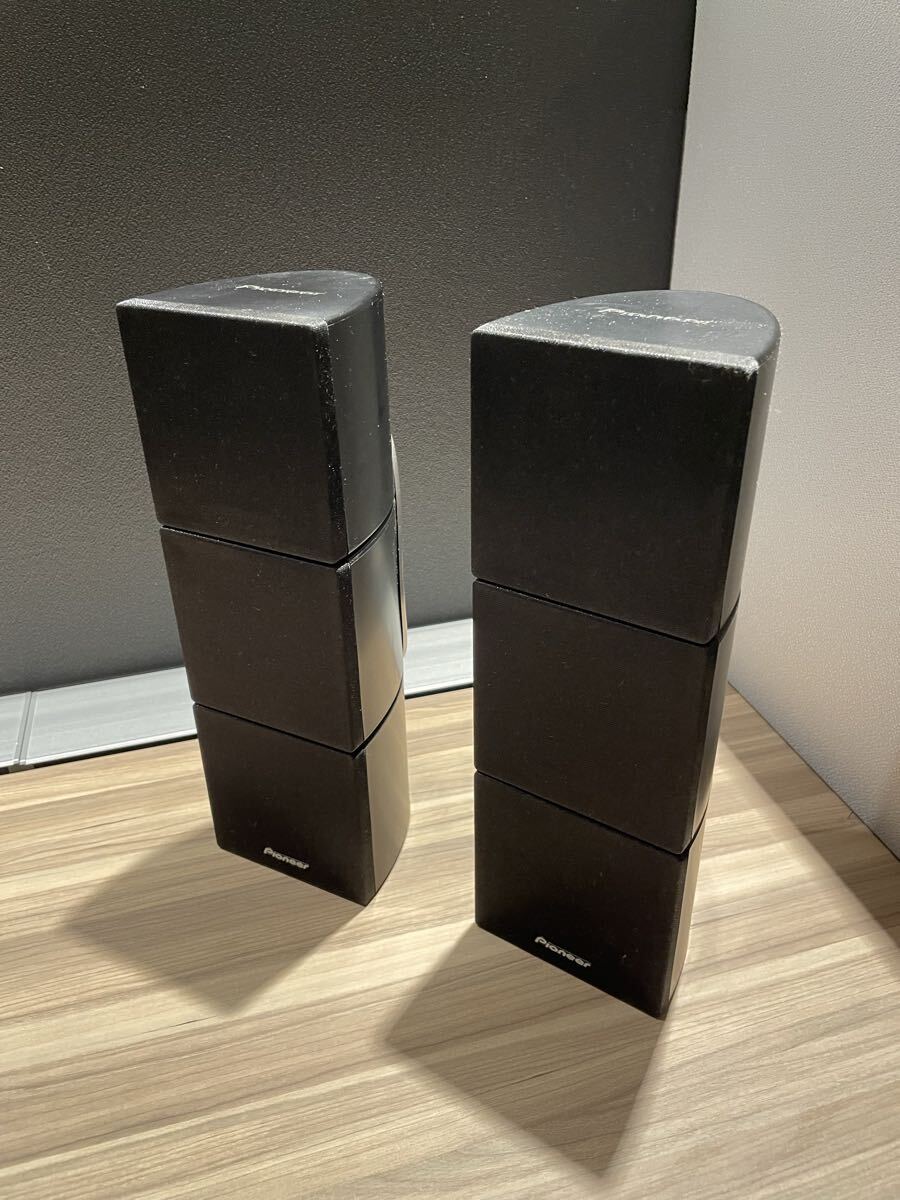 【中古稼働品】 パイオニア ミニスピーカー S-SWR333 3連×2本 4Ω+8Ω+4Ω拍卖