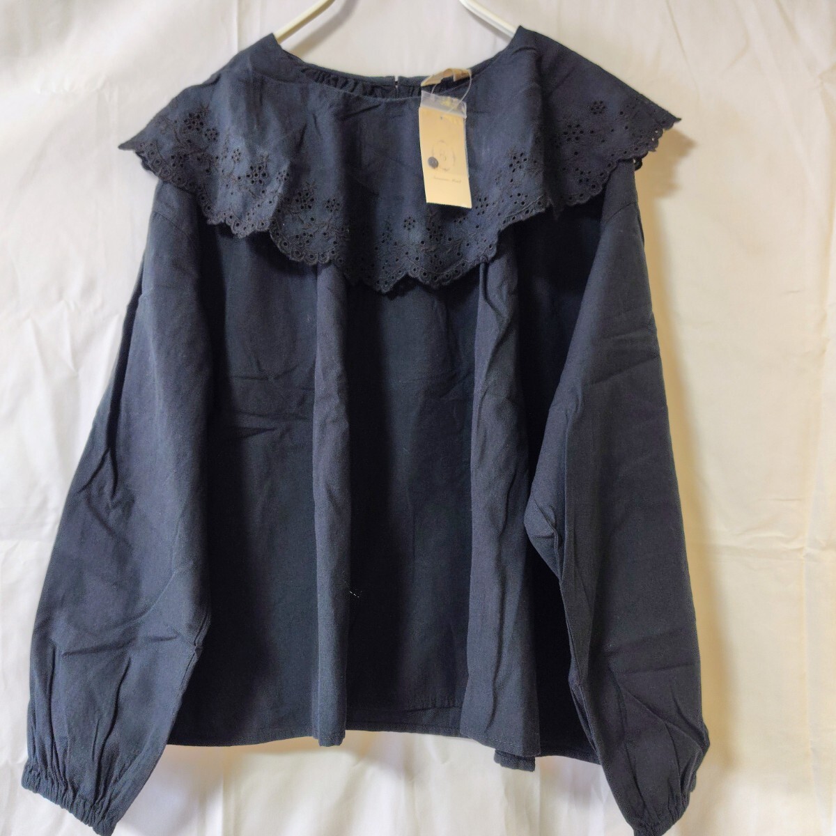SM2  襟ラウンドレースブラウス 新品 サマンサモスモス拍卖