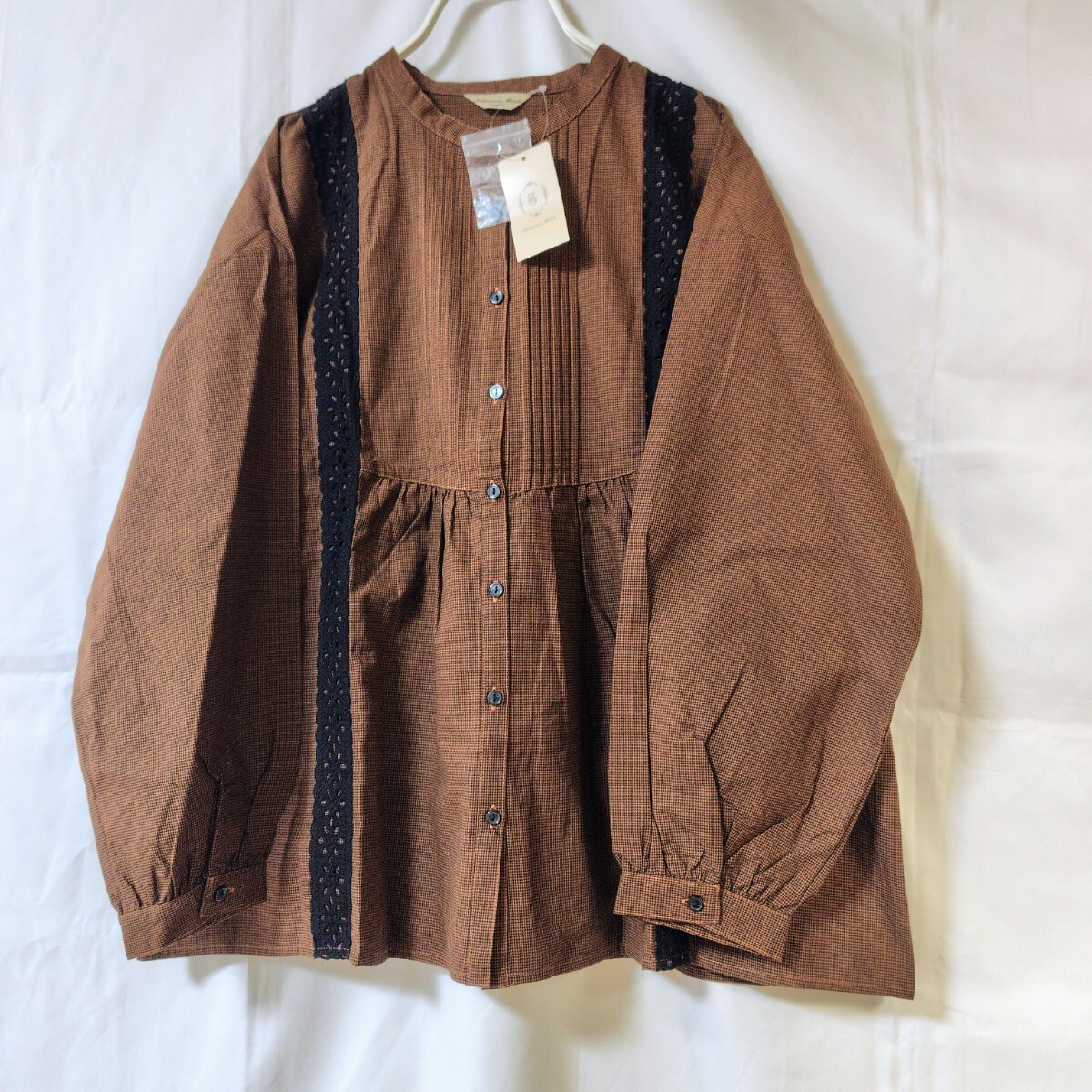 SM2  刺繍レース前開きブラウス 新品 サマンサモスモス拍卖