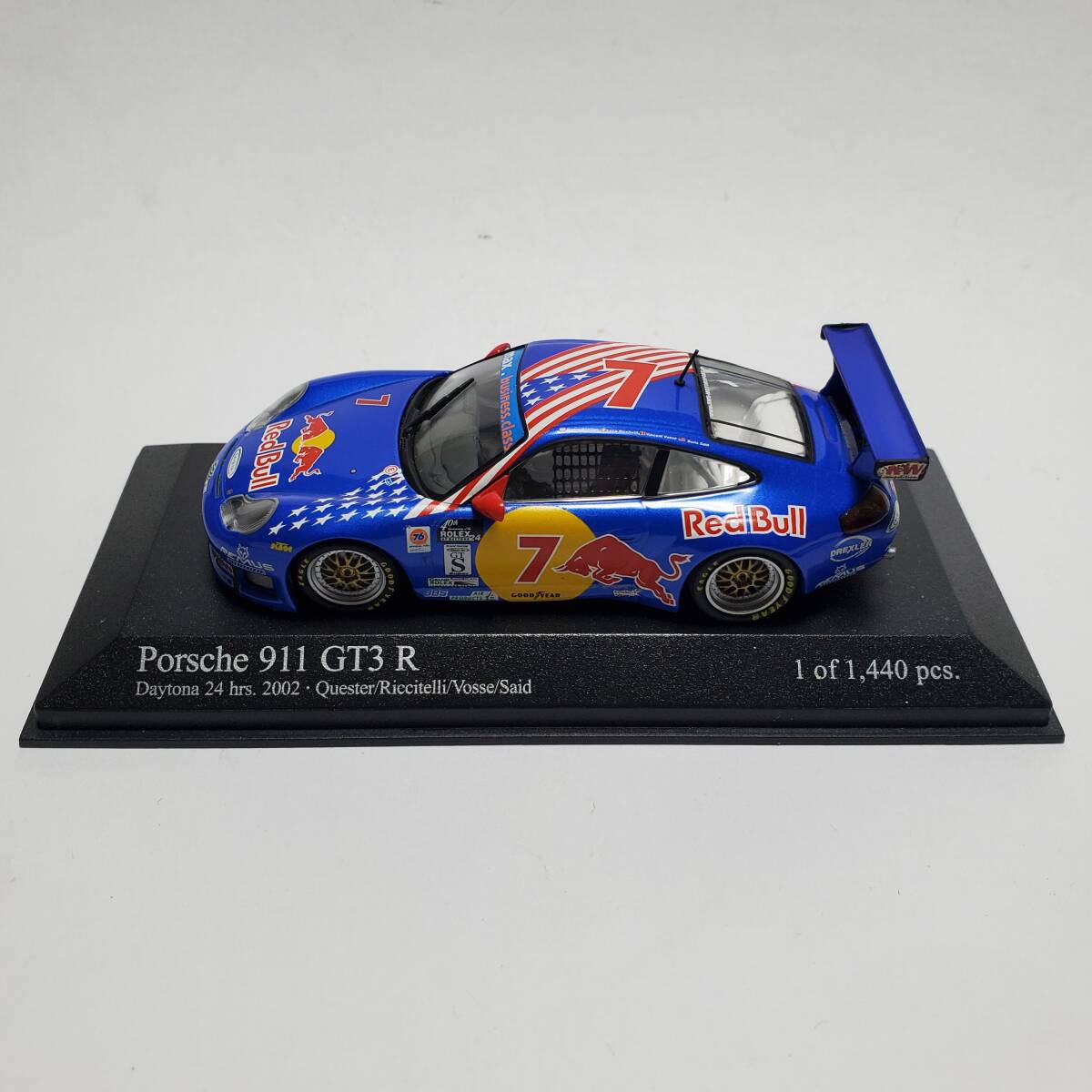 ミニチャンプス 1/43 ポルシェ 911 GT3R デイトナ24 2002 レッドブル拍卖