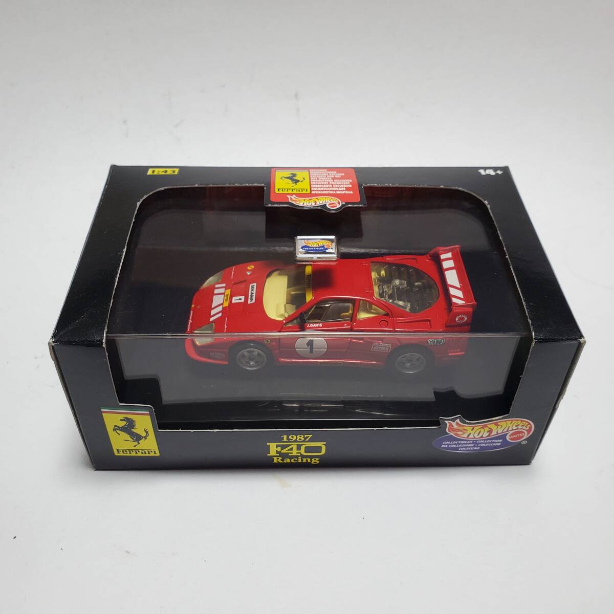 ホットウィール 1/43 フェラーリ F40レーシング 1987拍卖
