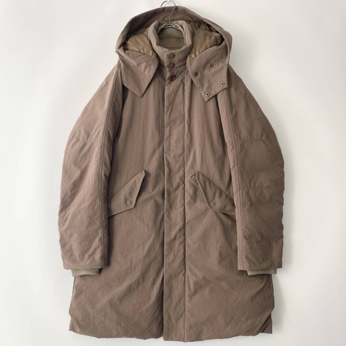 STEVEN ALAN size/S (J) M-65 PARKA DOWN JACKET スティーブンアラン モッズコート ダウンジャケット パーカー ブラウン拍卖