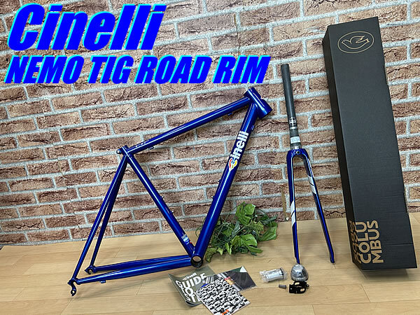 ☆ 未走行品!! Cinelli NEMO TIG ROAD RIM FRAMESET size:XS 48 JIS チネリ ネモ ティグ ロード スタンダードリム フレームセット クロモリ拍卖