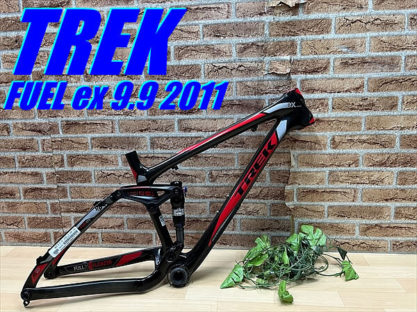 ☆ 未使用 デッドストック品!! TREK FUEL EX 9.9 2011 FRAME size:17.5 26in 142×12mm CARBON MTB トレック フューエル カーボン フレーム拍卖