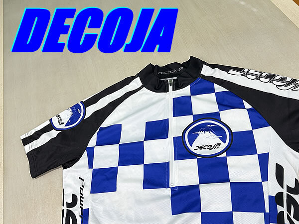 ☆ 極上品!! DECOJA Short Sleeve Jersey size:L デコジャ 大和魂 ショートスリーブ ジャージ 夏用 半袖サイクルジャージ M-221拍卖