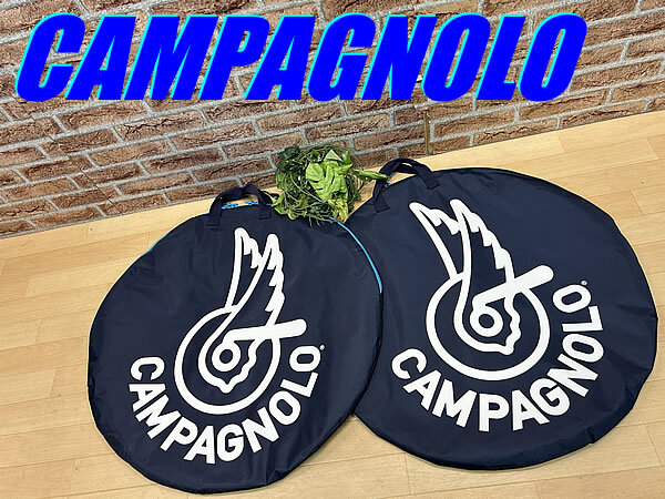 ☆ 美品!! 新型 CAMPAGNOLO WB-500 WHEEL BAG カンパニョーロ 純正ホイールバッグ 700c 前後セット ロード ミニベロ クロス ピスト M-1048拍卖
