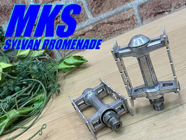 ☆ 中古 MKS SYLVAN PROMENADE 364g ミカシマ シルバン プロムナード ケージペダル ロード ミニベロ クロス ピスト MTB M-1235拍卖