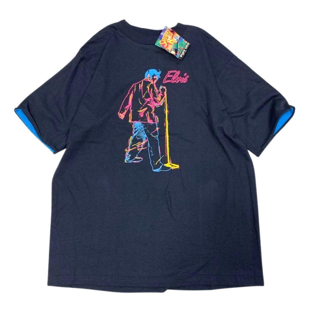 【新品/デッドストック】80s-90s SHERRY'S BEST シェリーズベスト ELVIS PRESLEY T-SHIRT エルヴィス プレスリー プリント Tシャツ size:XL拍卖
