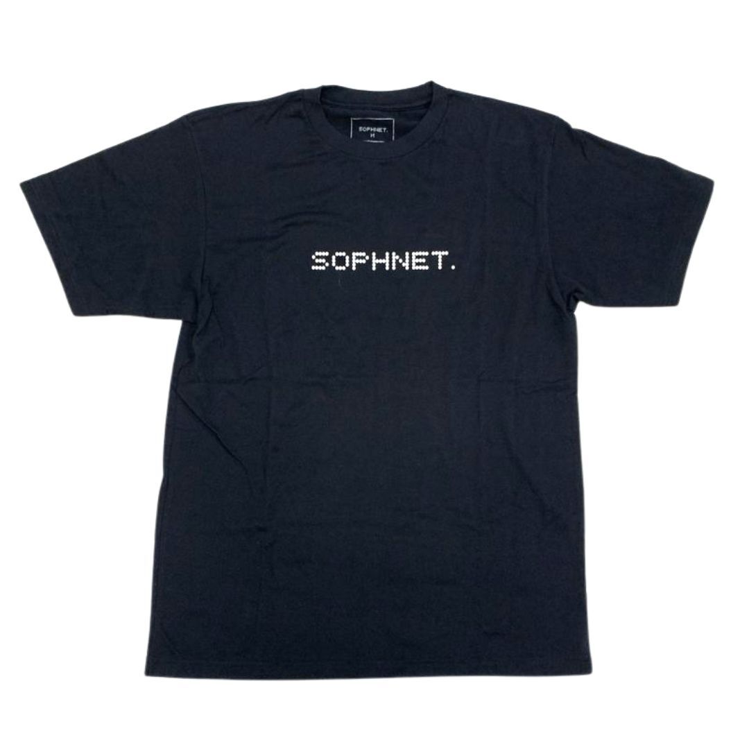 【美品】SOPHNET ソフネット AUTHENTIC TEE オーセンティック ロゴ 半袖 Tシャツ SOPH-180122 ブラック 黒 size:M/soph F.C.R.B. トップス拍卖