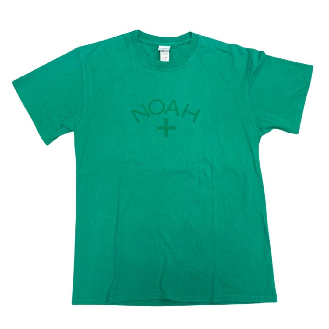 NOAH ノア ロゴ Tシャツ 半袖 グリーン 緑 size:L ホンジュラス製 /TEE T-SHIRT トップス カットソー メンズ レディース ユニセックス拍卖