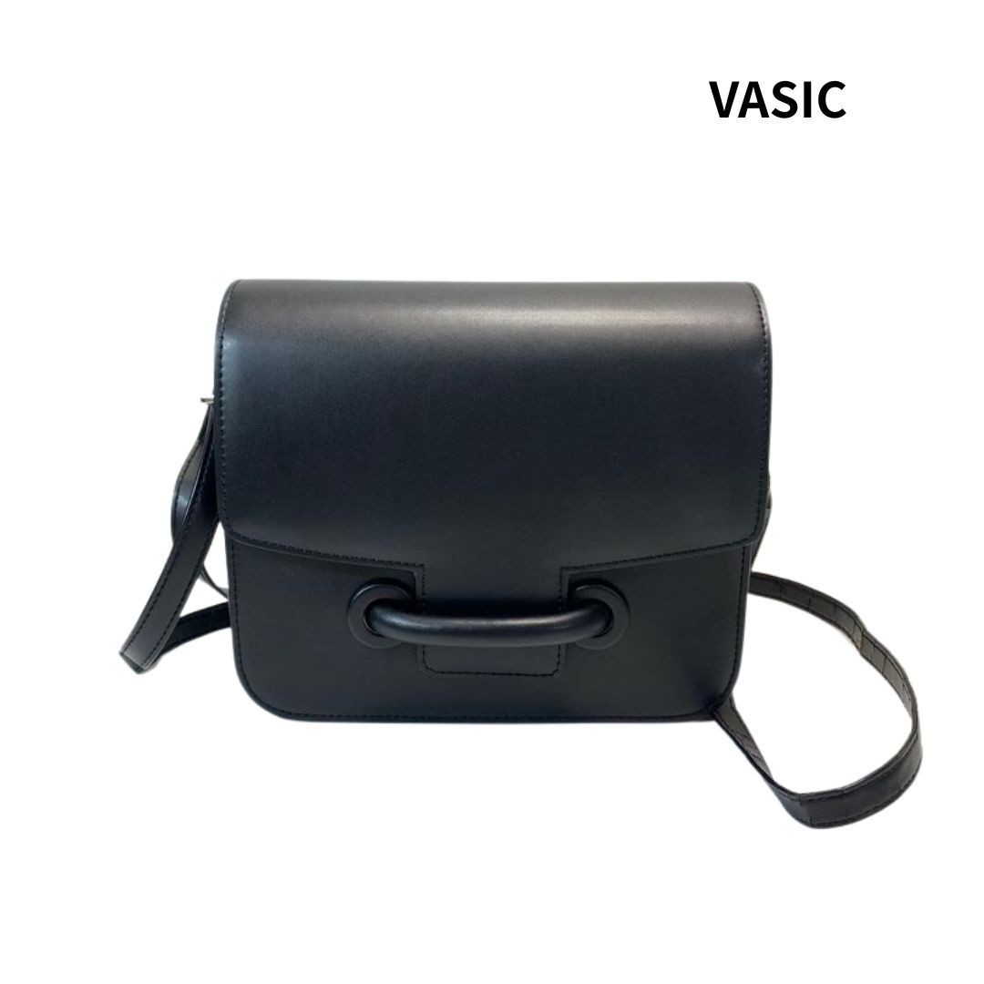 VASIC ヴァジック CITY シティ レザー ショルダーバッグ クロスボディ バッグ ブラック 黒/斜め掛け 本革 レディース かばん 拍卖