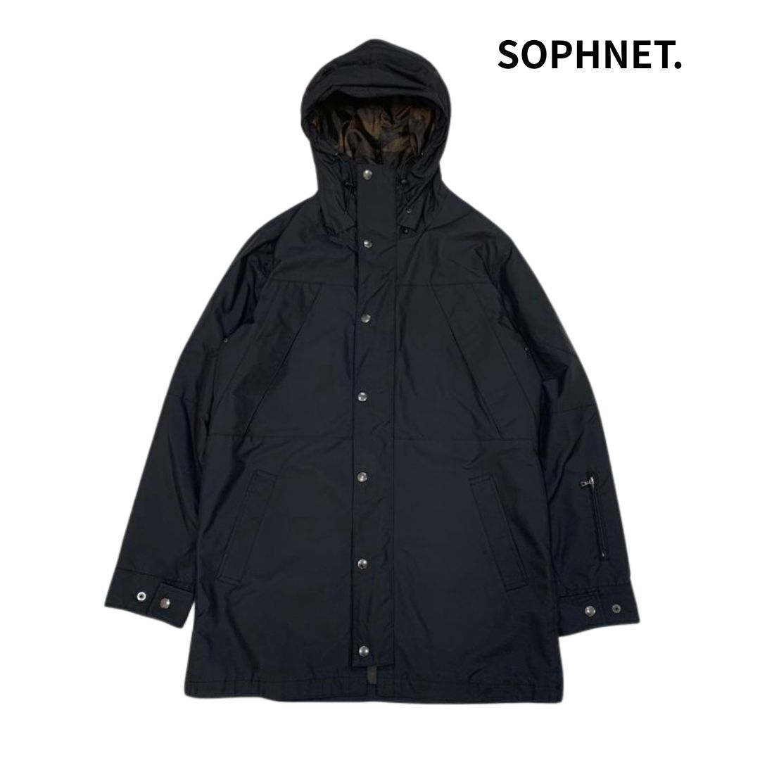 SOPHNET. ソフネットLONG MOUNTAIN PARKA ロング マウンテンパーカー SOPH-145083 ブラック M/裏迷彩 ロングコート ジャケット F.C.R.B. 拍卖