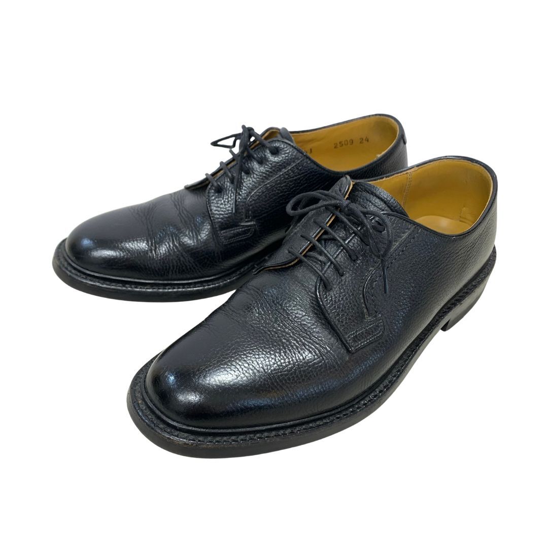 【24.0cm】REGAL リーガル 2509 グレインレザー プレーントゥ レザー シューズ ブラック 黒/ビジネスシューズ ドレスシューズ 革靴 紳士拍卖