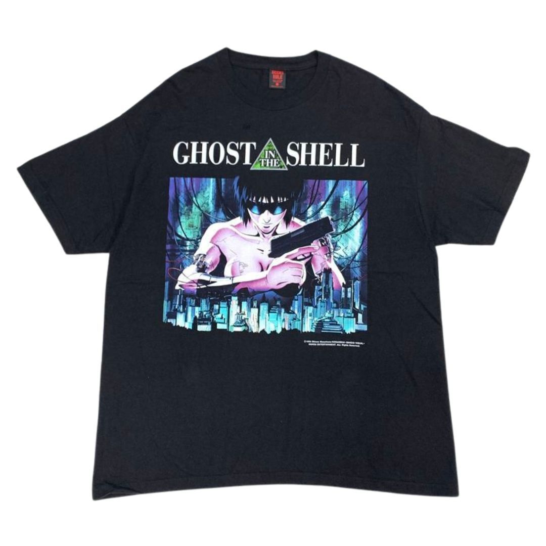 GEEKS RULE ギークスルール x GHOST IN THE SHELL/攻殻機動隊 草薙素子 Tシャツ ブラック size:XL/Motoko 半袖 トップス拍卖
