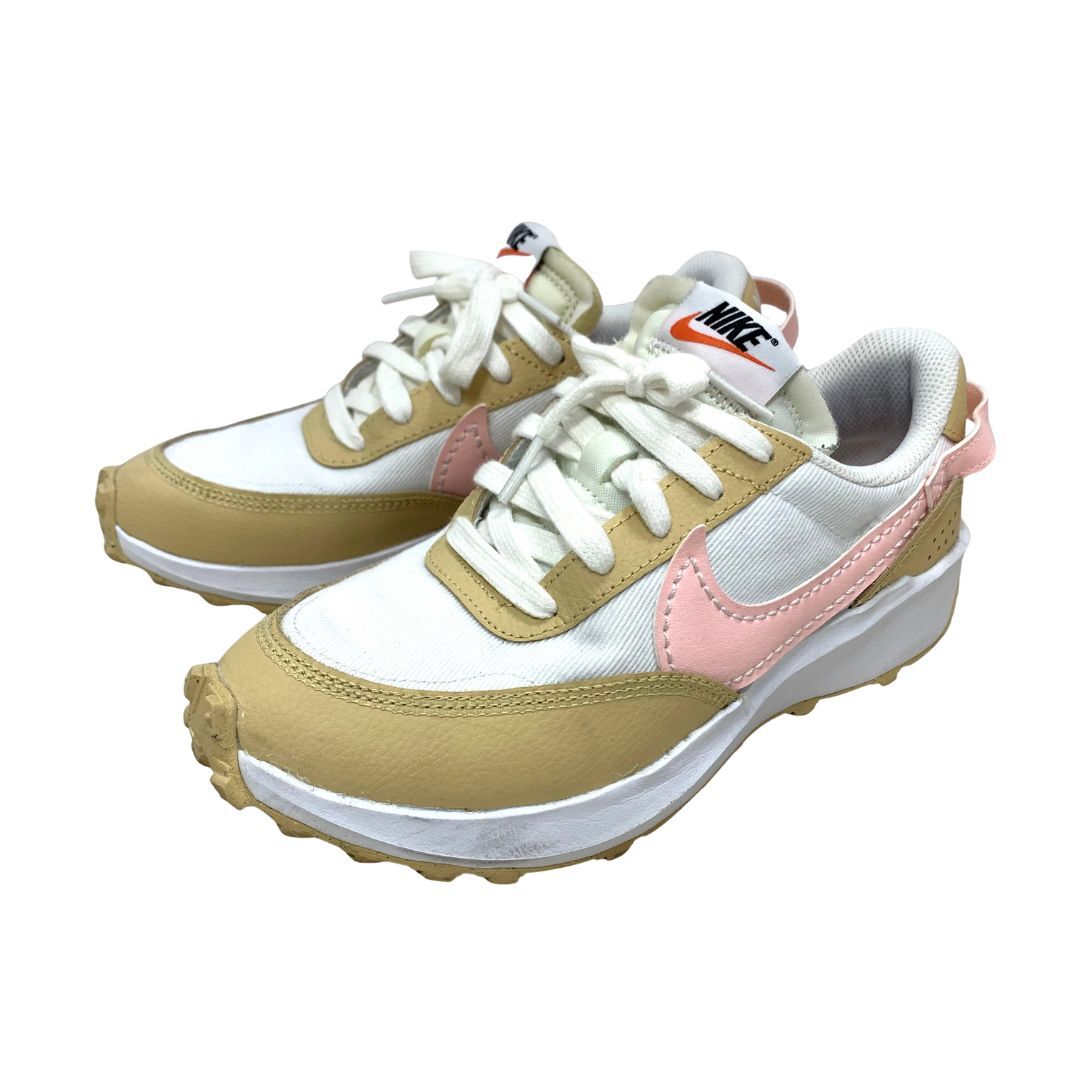 【23.0cm】NIKE ナイキ WMNS WAFFLE DEBUT (DV0764-100) ウィメンズ ワッフル デビュー スニーカー ホワイト/アトモスフィア/シューズ 23拍卖