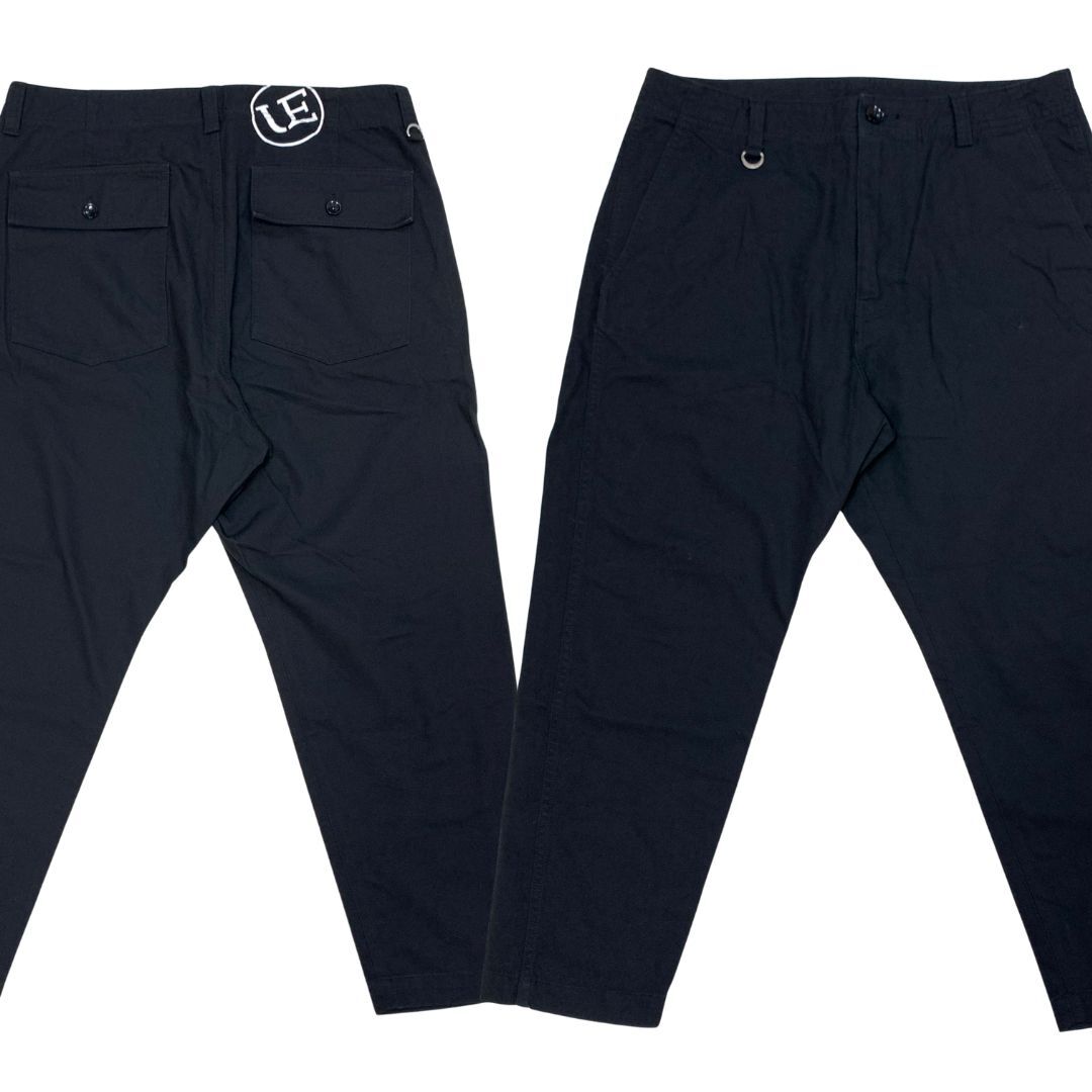 【美品】uniform experiment ユニフォームエクスペリメント 22ss TAPERED UTILITY PANTS テーパード ユーティリティパンツ ブラック 2/SOPH拍卖