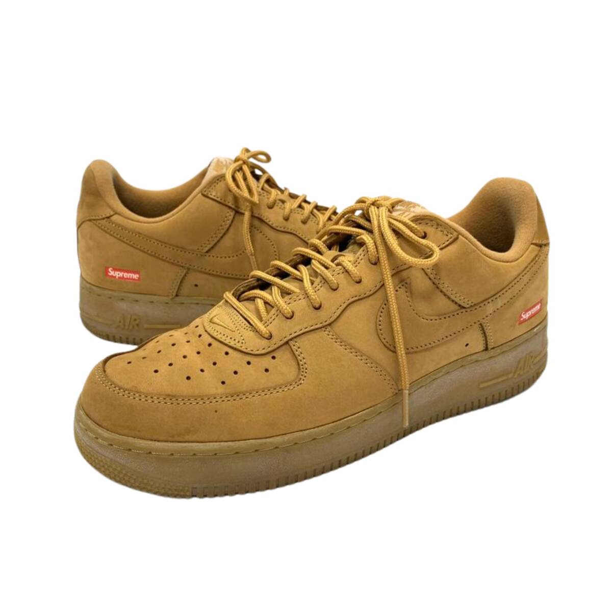 【27.5cm】Supreme x NIKE シュプリーム ナイキ 21FW AIR FORCE 1 LOW FLAX エアフォース1 ロー フラックス DN1555-200/スニーカー AF1拍卖