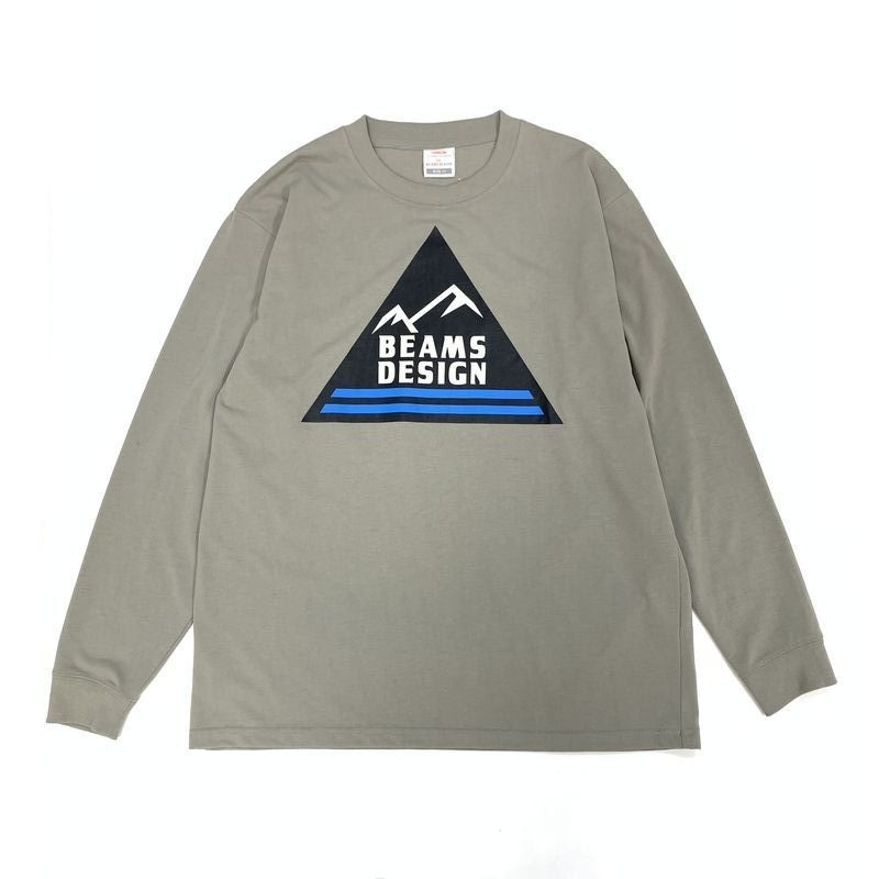 TIGOLA x BEAMS ティゴラ ビームス マウンテンロゴ ロングスリーブTシャツ 長袖 Tシャツ エアドライ size:M /ロンT アウトドア トップス拍卖