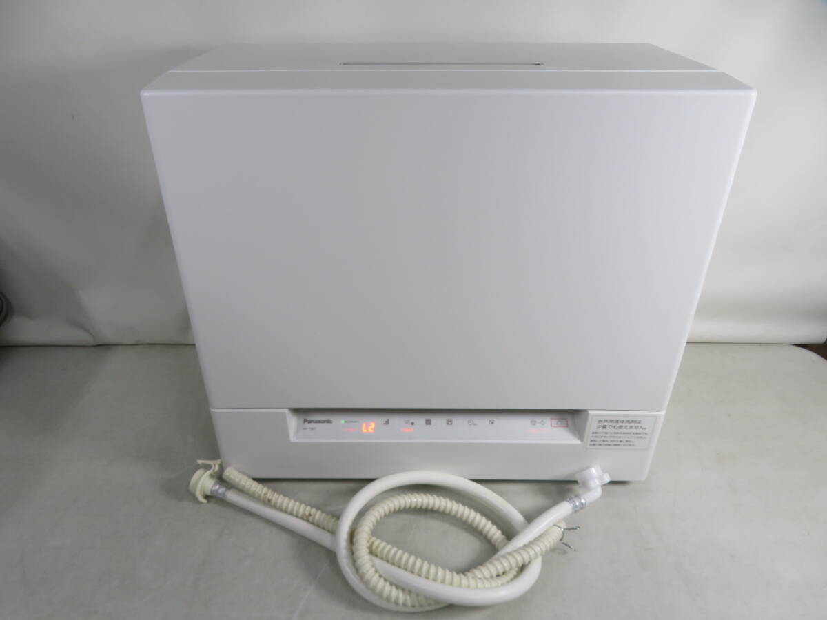 ●CM41 ★ Panasonic パナソニック 食器洗い乾燥機 NP-TSK1-W 2021年製 /専用ステンレス置台 N-SP3 ほか付属品取説付 ★拍卖