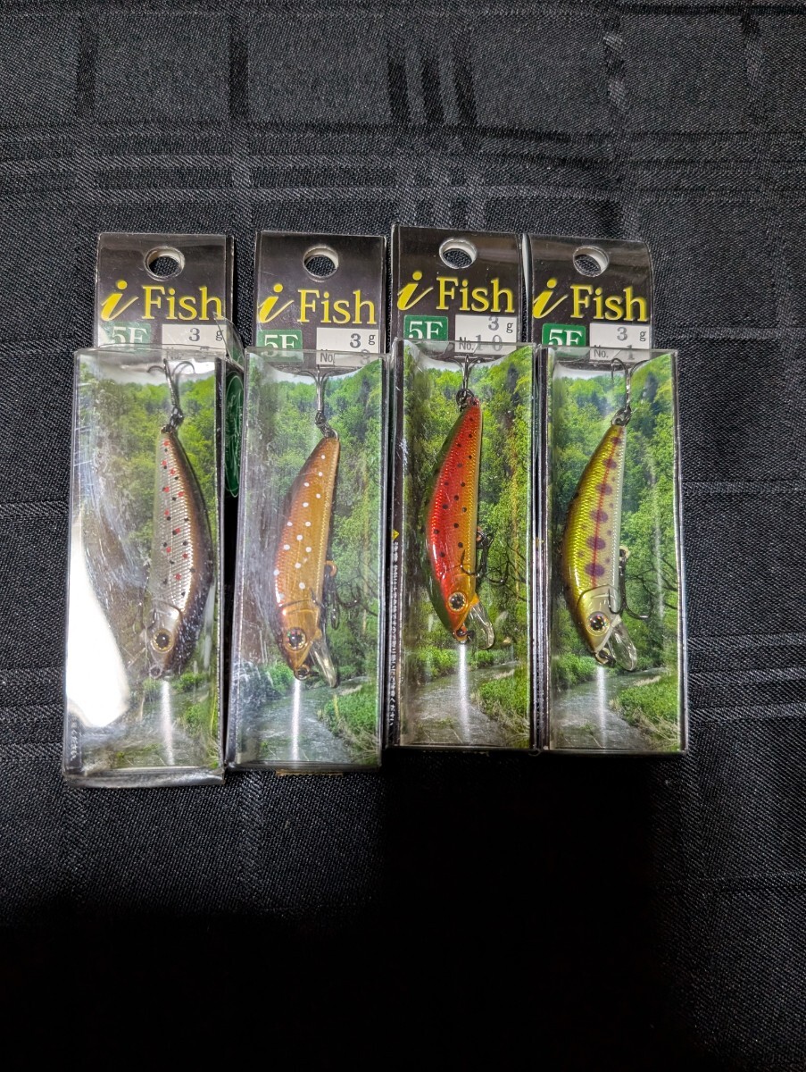 釣具 ルアー フォレスト I Fish F フローティング 4本 FOREST ミノー トラウト マス 渓流拍卖