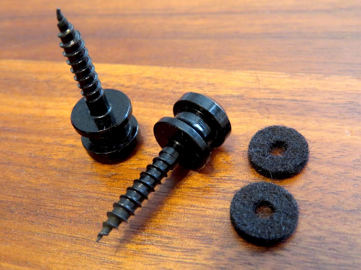 【国内正規品】★Schaller/S-Locks用 Strap Pin/BC ブラック◆ストラップピン/エンドピン シャーラー/S・M・L サイズを自由に選択可◎拍卖