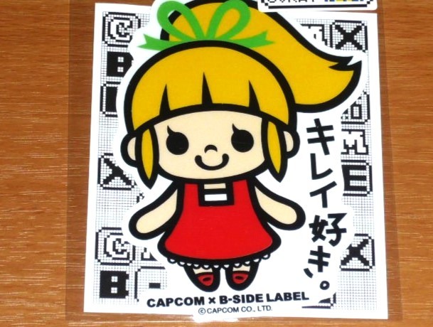 ◆ロックマン ステッカー◆ロールちゃん キレイ好き◆B-SIDE LABEL◆カプコン◆拍卖