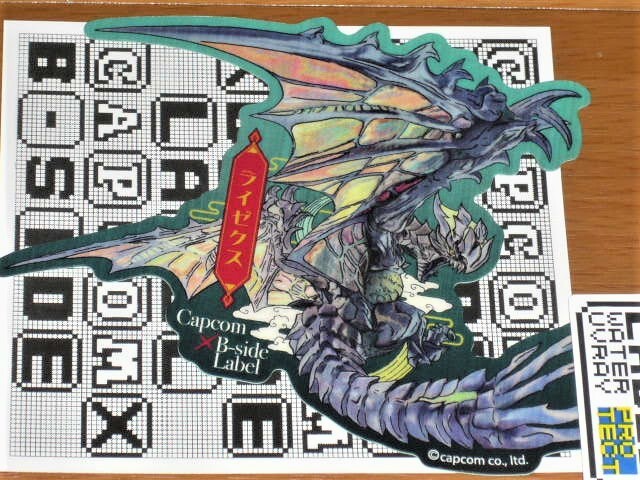 ◆モンハン ステッカー◆ライゼクス 浮世絵◆B-SIDE LABEL◆カプコン拍卖
