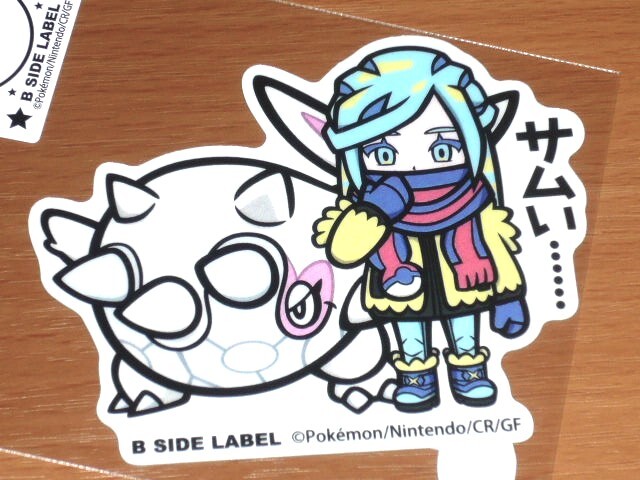◆ポケモン ステッカー◆グルーシャ&ハルクジラ◆トレーナーズ◆B-SIDE LABEL◆拍卖