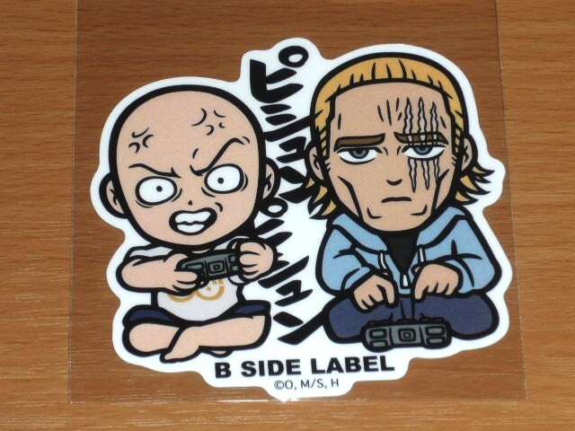 ◆ワンパンマン ステッカー◆サイタマ&キング◆B-SIDE LABEL◆拍卖