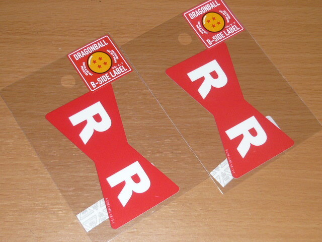 ◆ドラゴンボール ステッカー◆レッドリボン 2枚◆B-SIDE LABEL◆鳥山明◆拍卖