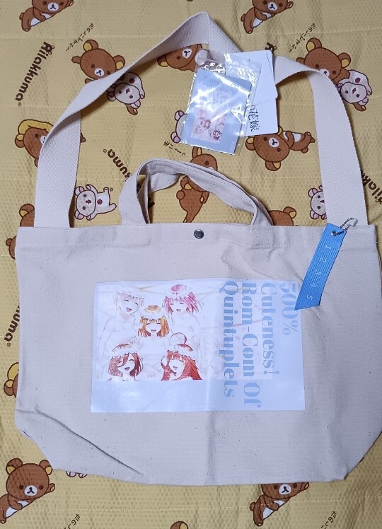 五等分の花嫁 2WAY トートバッグ ステッカーつき拍卖