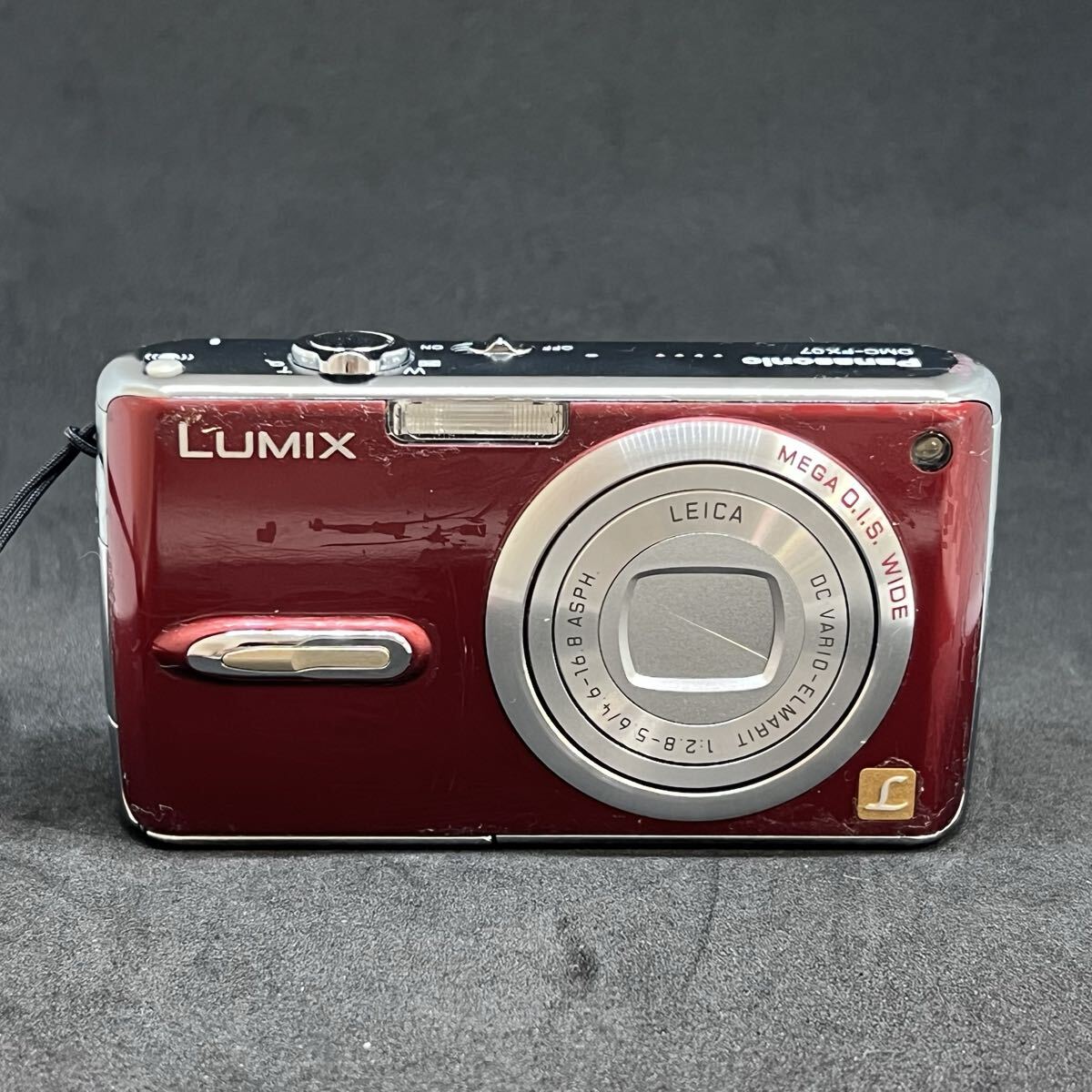 T1460 Panasonic パナソニック LUMIX ルミックス DMC-FX07 コンパクトデジタルカメラ デジタルカメラ レッド拍卖