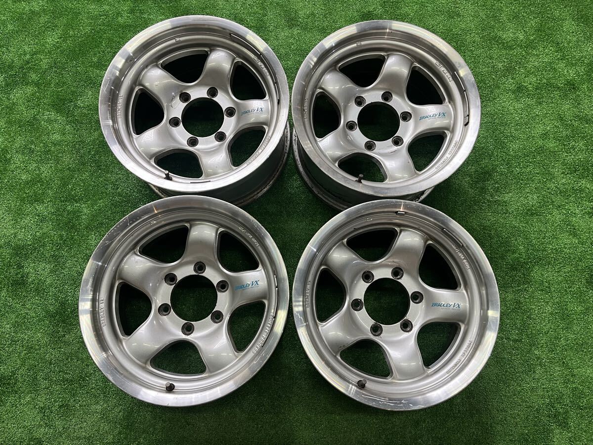 BRADLEY ブラッドレー VX 4X4Engineering 16インチ×8J OFFSET+0 6穴 PCD139.7 4本セットランドクルーザー ランクル プラド等拍卖
