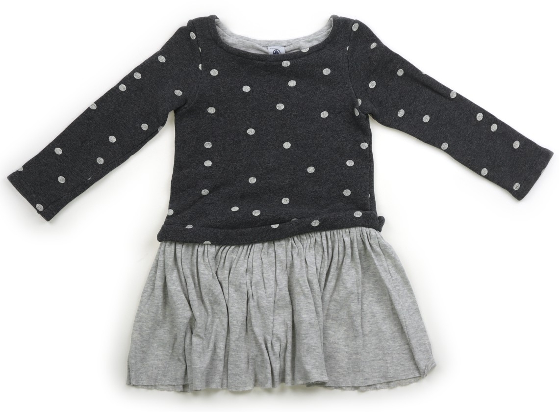 プチバトー PETIT BATEAU ワンピース 110サイズ 女の子 子供服 ベビー服 キッズ拍卖