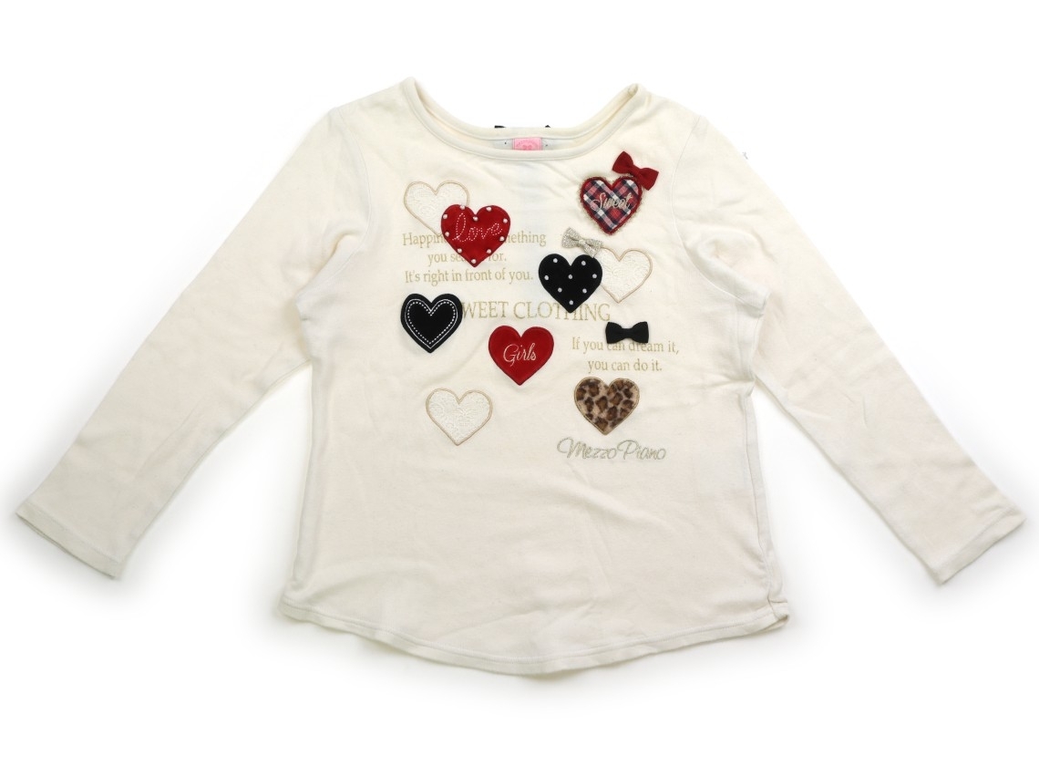 メゾピアノ mezzo piano Tシャツ・カットソー 140サイズ 女の子 子供服 ベビー服 キッズ拍卖