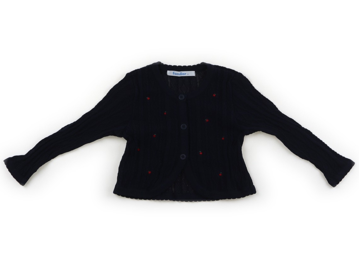 ファミリア familiar カーディガン 80サイズ 女の子 子供服 ベビー服 キッズ拍卖
