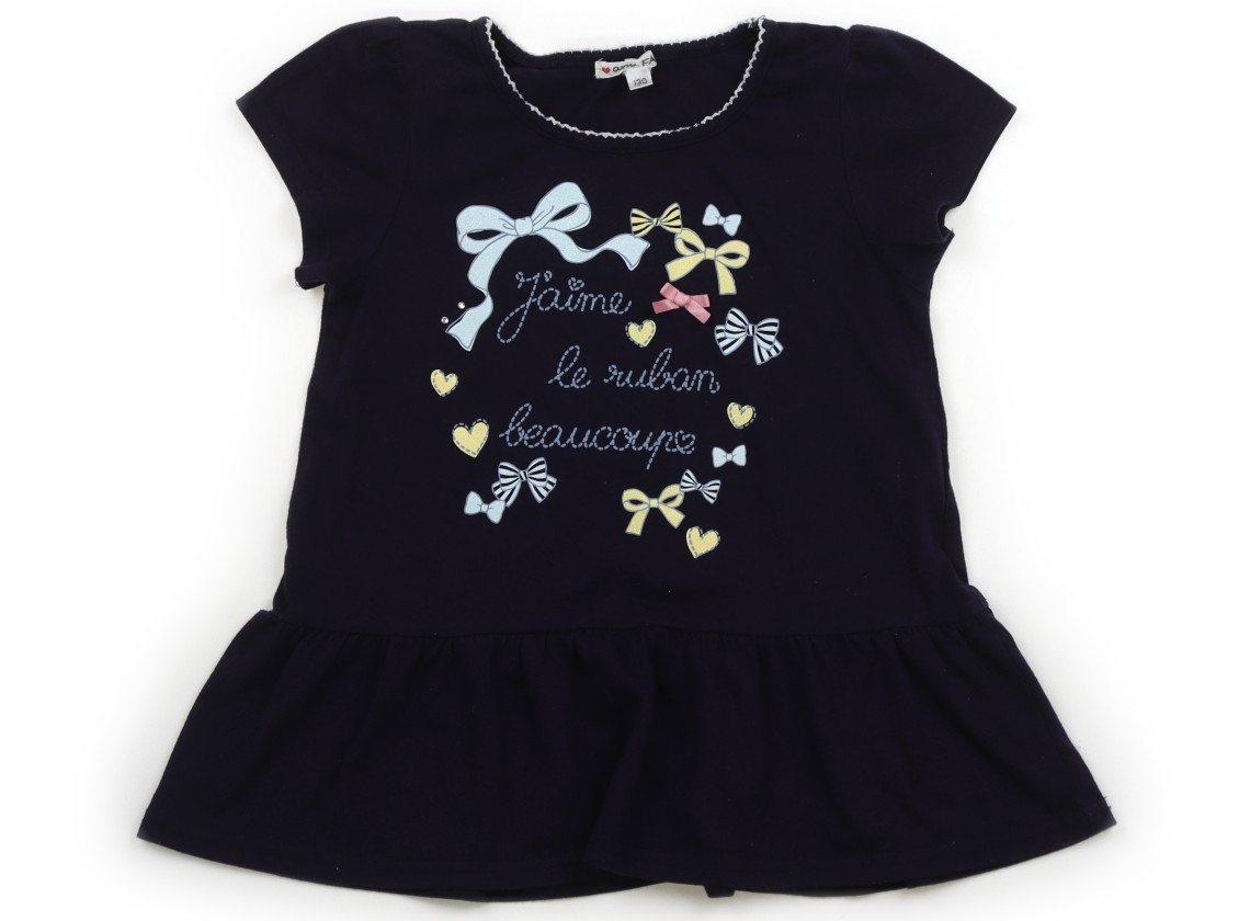 エニィファム anyFAM Tシャツ・カットソー 130サイズ 女の子 子供服 ベビー服 キッズ拍卖