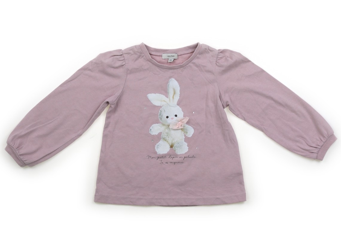 エニィファム anyFAM Tシャツ・カットソー 100サイズ 女の子 子供服 ベビー服 キッズ拍卖