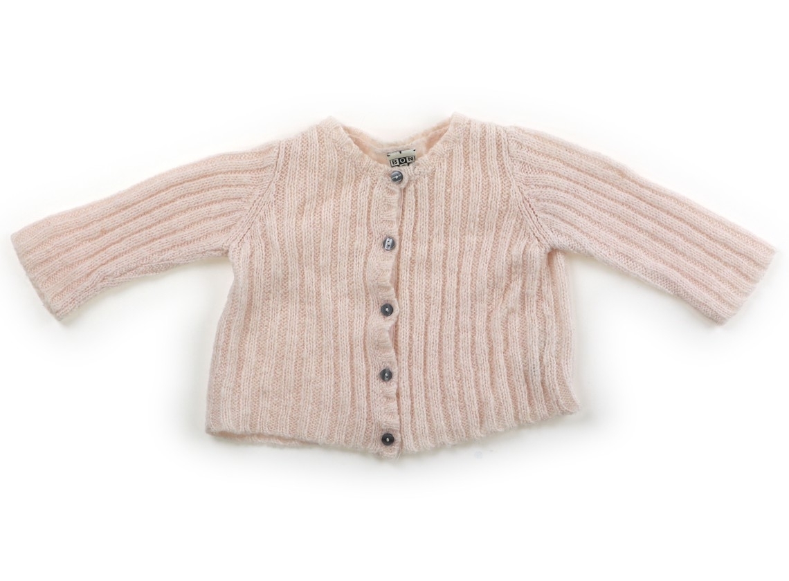 ボントン BONTON カーディガン 70サイズ 女の子 子供服 ベビー服 キッズ拍卖