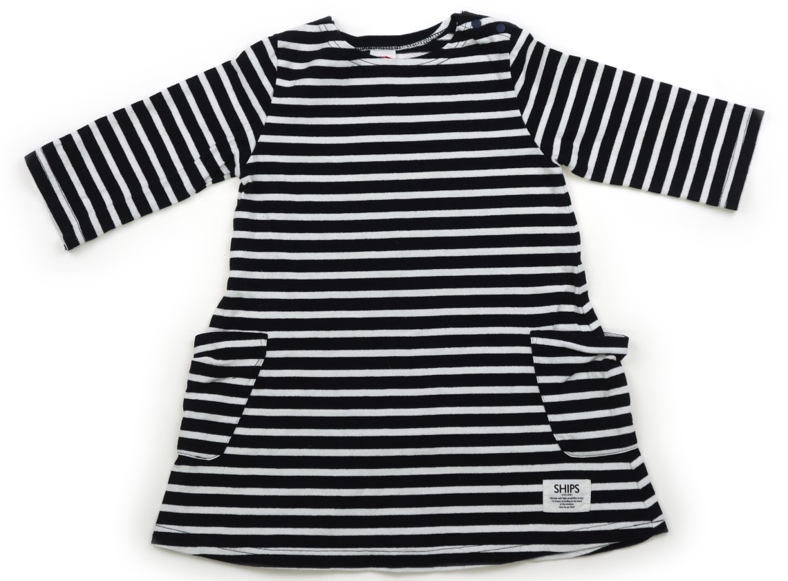 シップス SHIPS ワンピース 100サイズ 女の子 子供服 ベビー服 キッズ拍卖