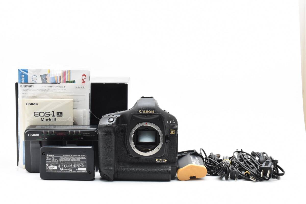 【実用品】Canon キヤノン EOS-1 Ds Mark III デジタルカメラ ボディ 箱付き【動作確認済み】#135拍卖