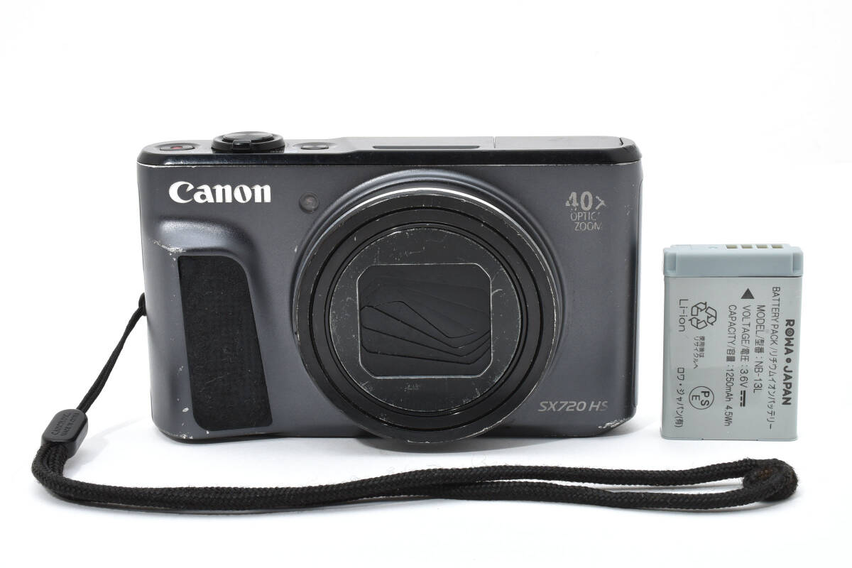 【実用品】Canon キヤノン PowerShot SX720 HS【動作確認済み】#152拍卖