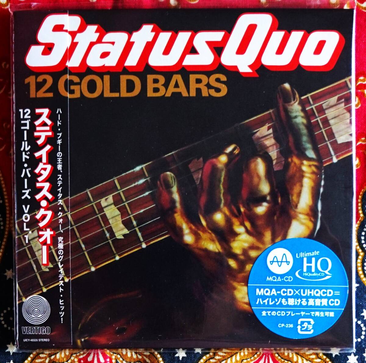 ☆彡生産限定盤 紙ジャケ 高音質【帯付UHQCD】ステイタス クォー STATUS QUO / 12ゴールド バーズ vol.1→ハイレゾ音源(MQA-CD×UHQCD)拍卖