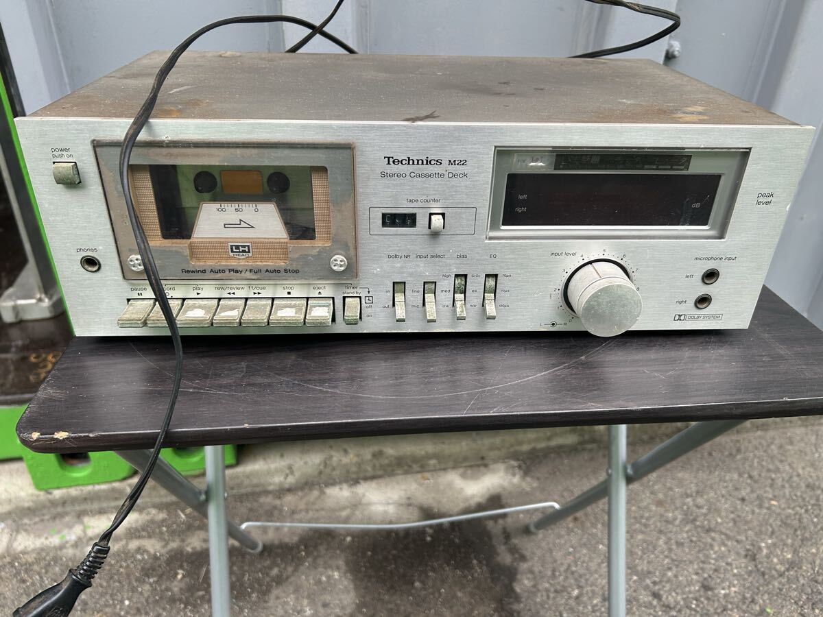 Technics RS-M22 通電確認濟拍卖